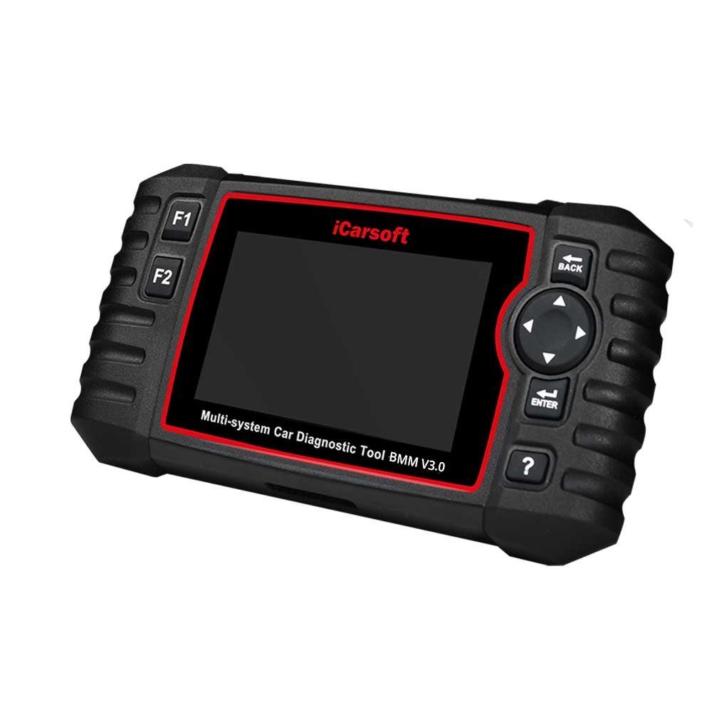 iCarsoft OBD2-Diagnosegerät BMM V3.0 - Profi Diagnosegerät für BMW / MINI / Rolls Royce OBD-2, 10,16 cm (4 Zoll) TFT- Farbbildschirm
