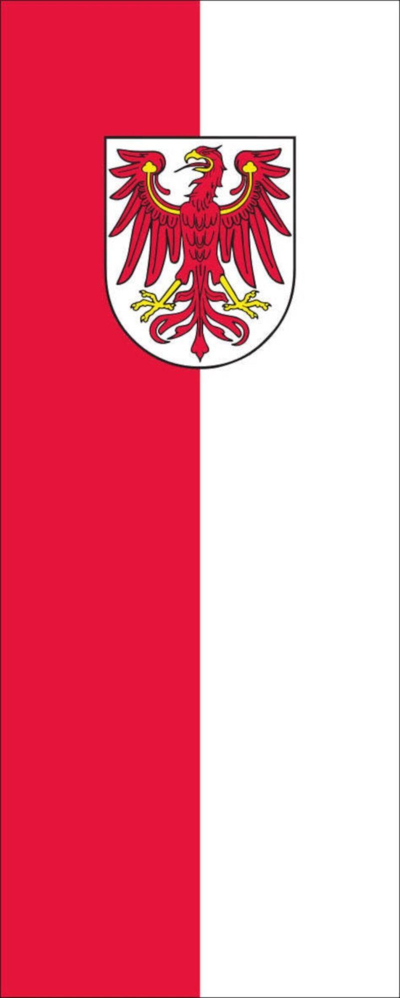 flaggenmeer Flagge Flagge Brandenburg 110 g/m² Hochformat