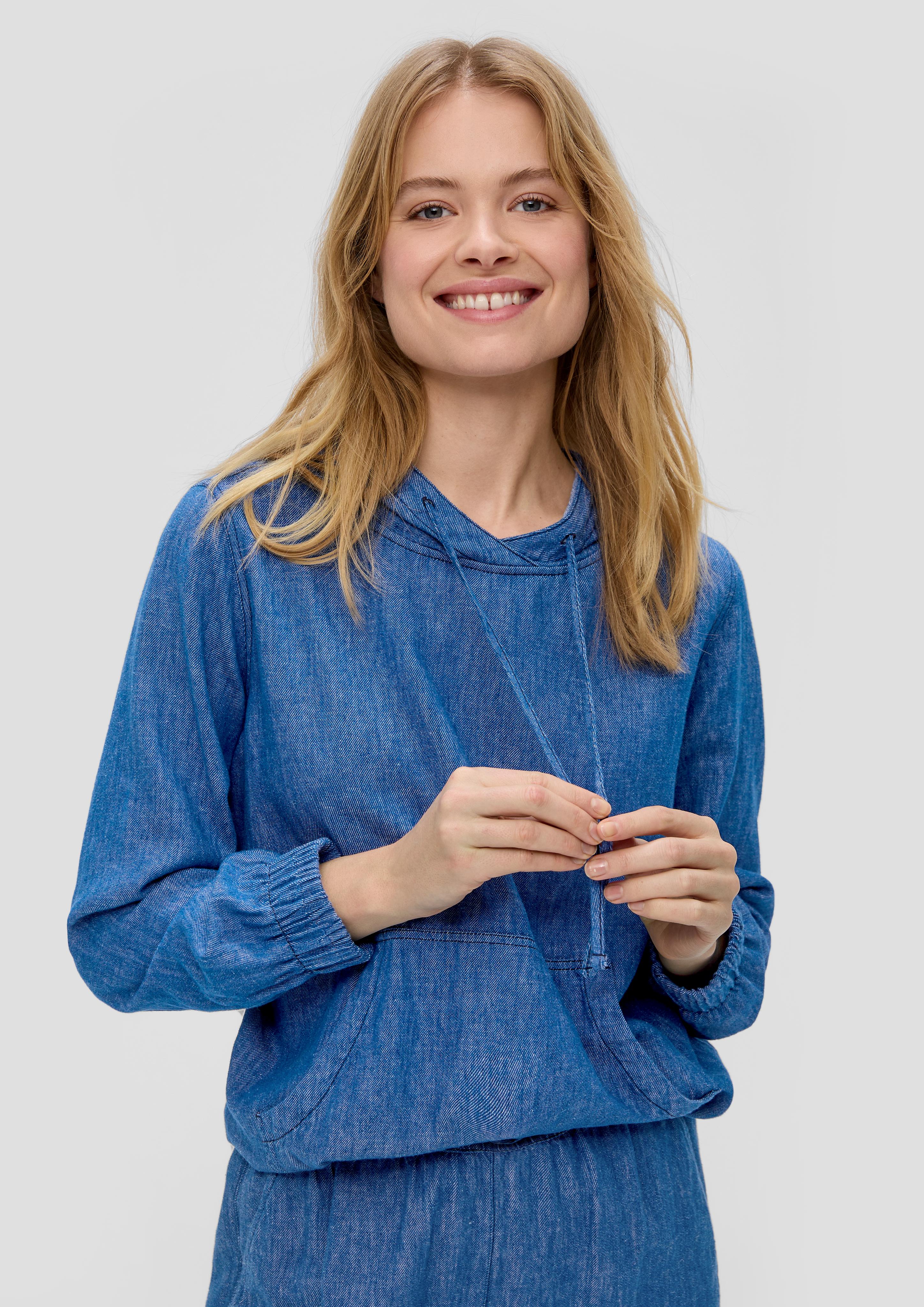 Blusen-Hoodie in Denim-Optik  2142316-58Y6