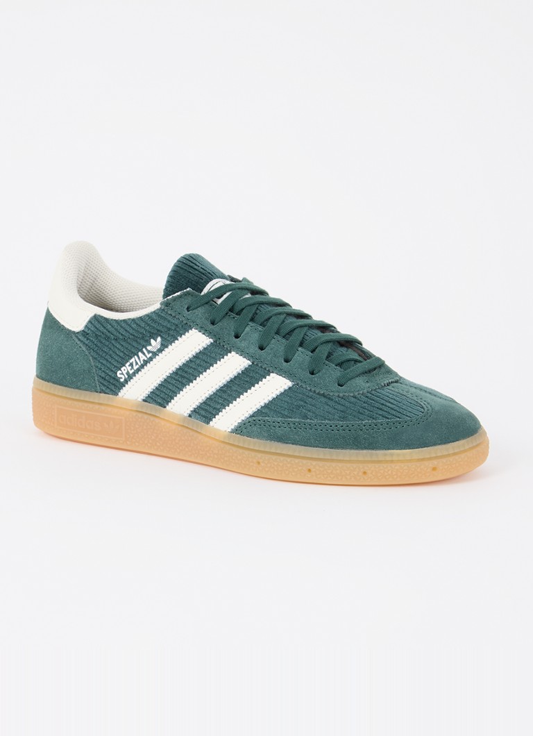 Buty sportowe Adidas Handball Spezial z kordu z detalami ze zamszu