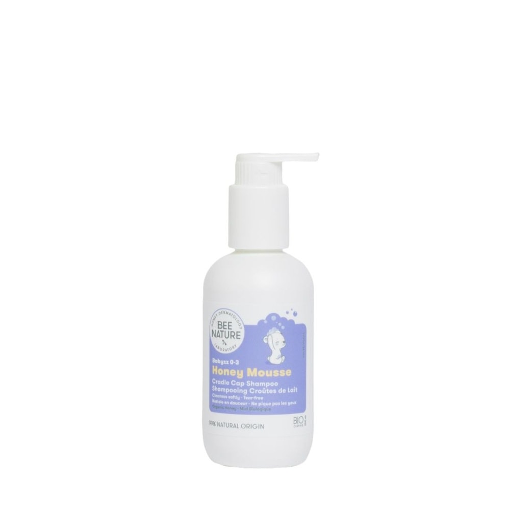 bee nature Babyzz Shampooing Croûtes de Lait 200ml- Honey Mousse (Ecogarantie) Shampoing bébé