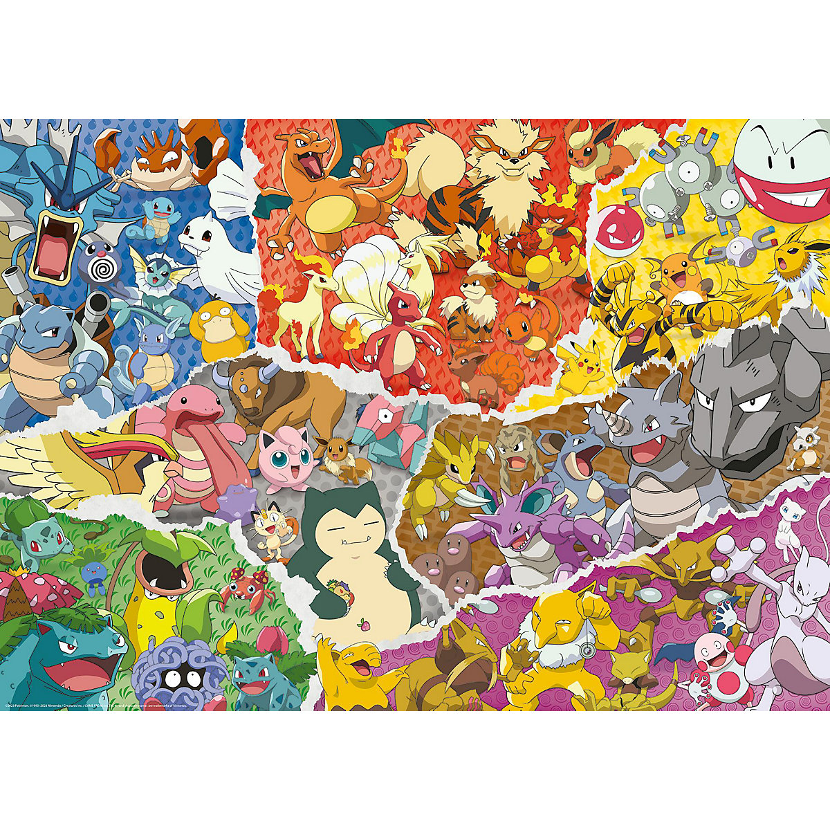 Puzzle Pokémon Abenteuer, 1000 Teile