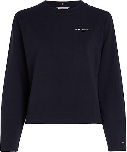 TOMMY HILFIGER Damen Langarmshirt 1985 Longsleeve mit Bio-Baumwolle