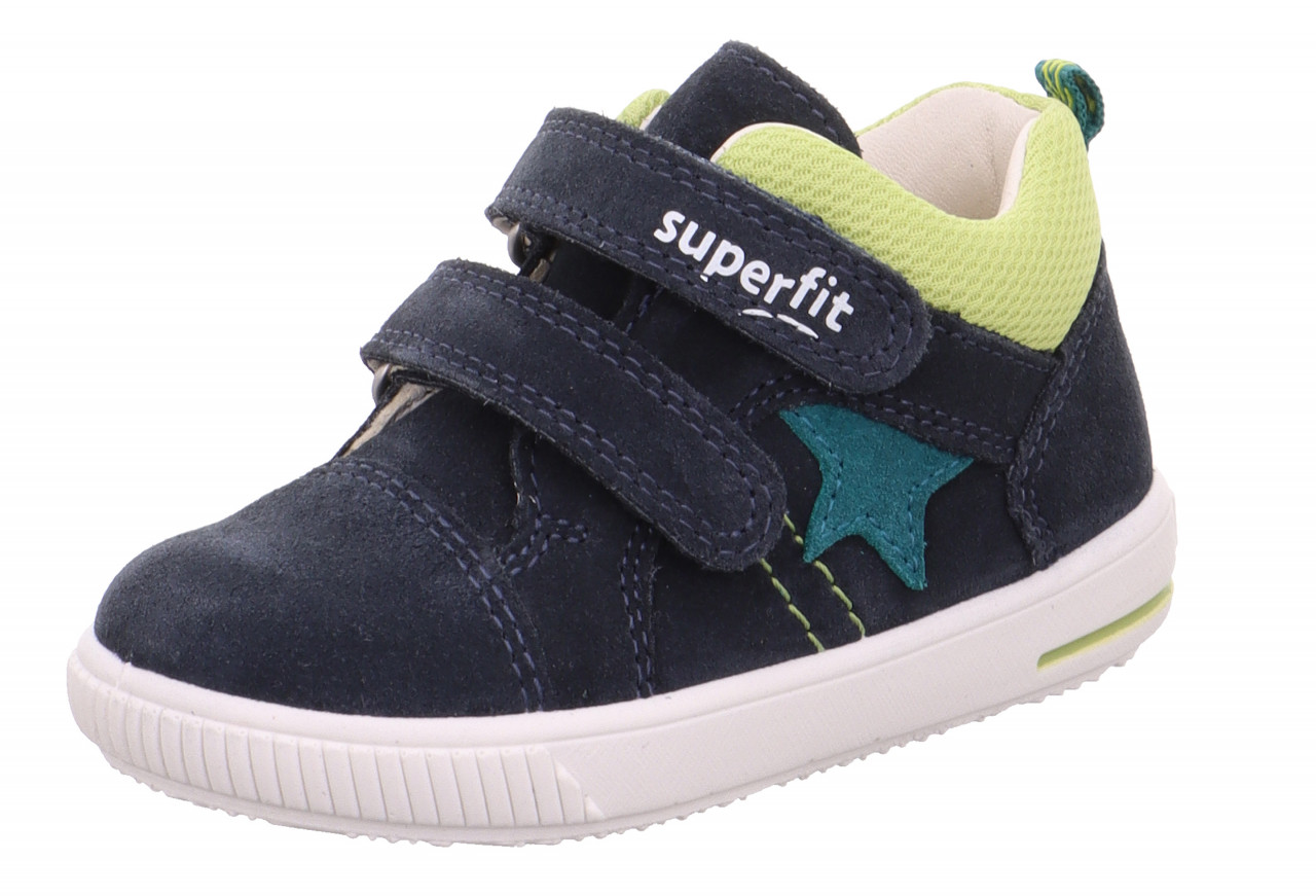 MOPPY - Blau/HellgrünSneaker low mit Klettverschluss