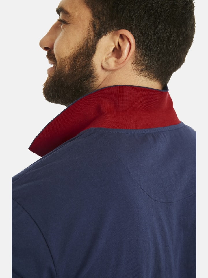 Jan Vanderstorm Doppelpack Poloshirt DAGFINN in rot dunkelblau günstig kaufen