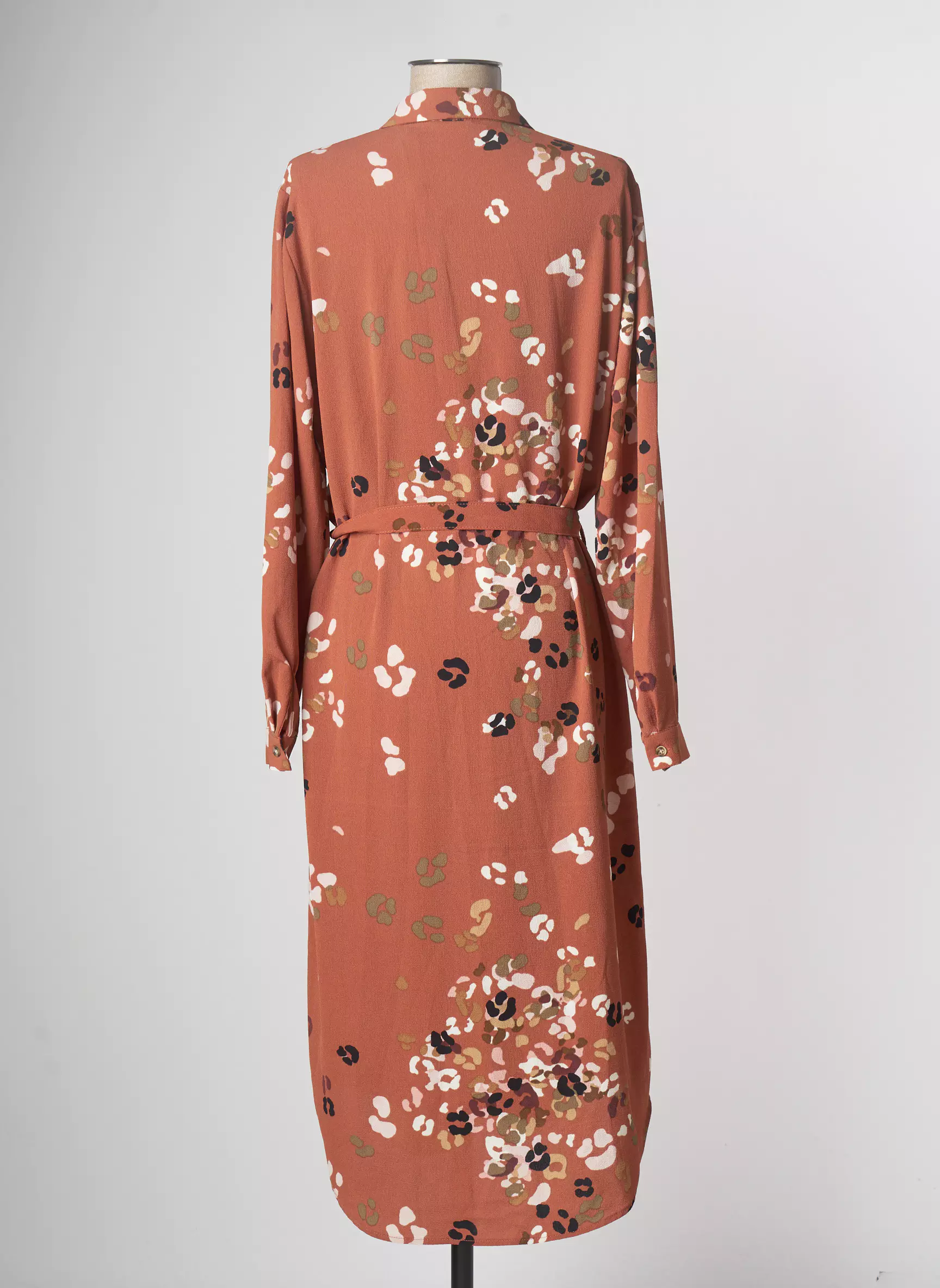 Vero Moda Robes Mi Longues Femme couleur marron