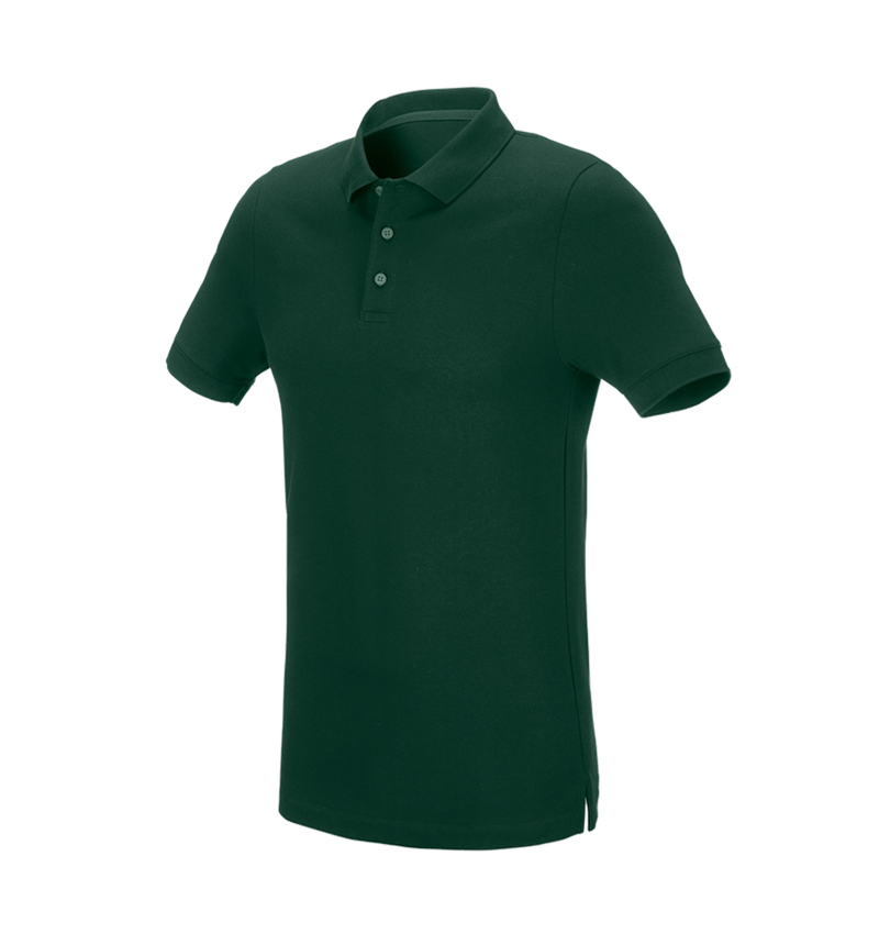 e.s. Piqué-Polo cotton stretch, slim fit