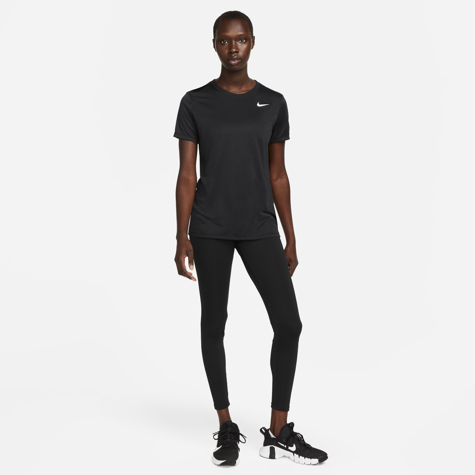 Dri-Fit Regular T-Shirt Damen - Schwarz