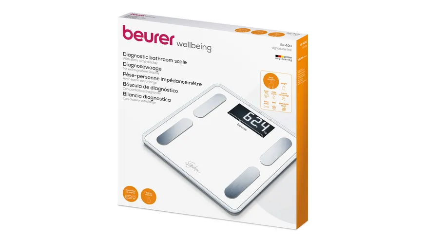 beurer Diagnosewaage BF400 weiß white