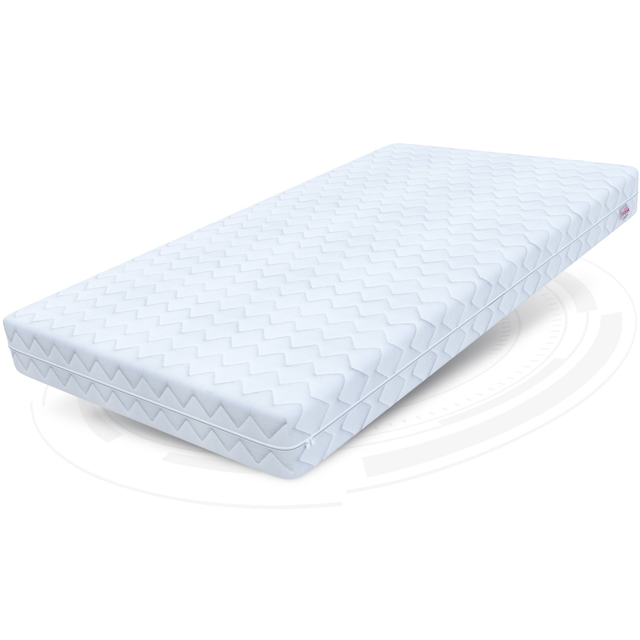 Kaltschaummatratze PICCHI, FDM, 12 cm hoch, (1), Wendematratze, H3