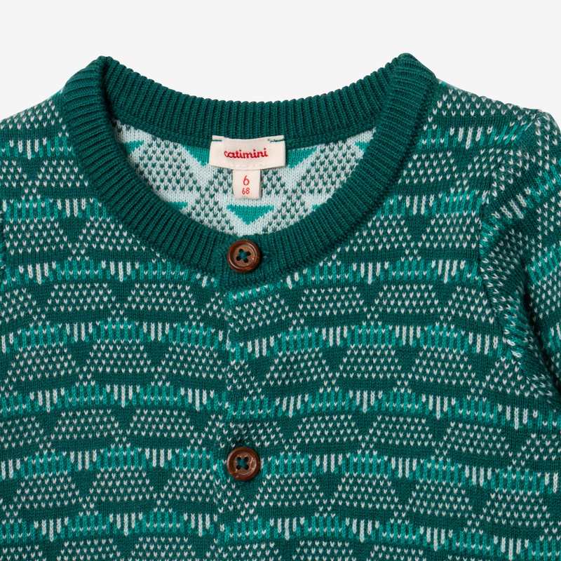 Cardigan bébé garçon tricot jacquard Catimini