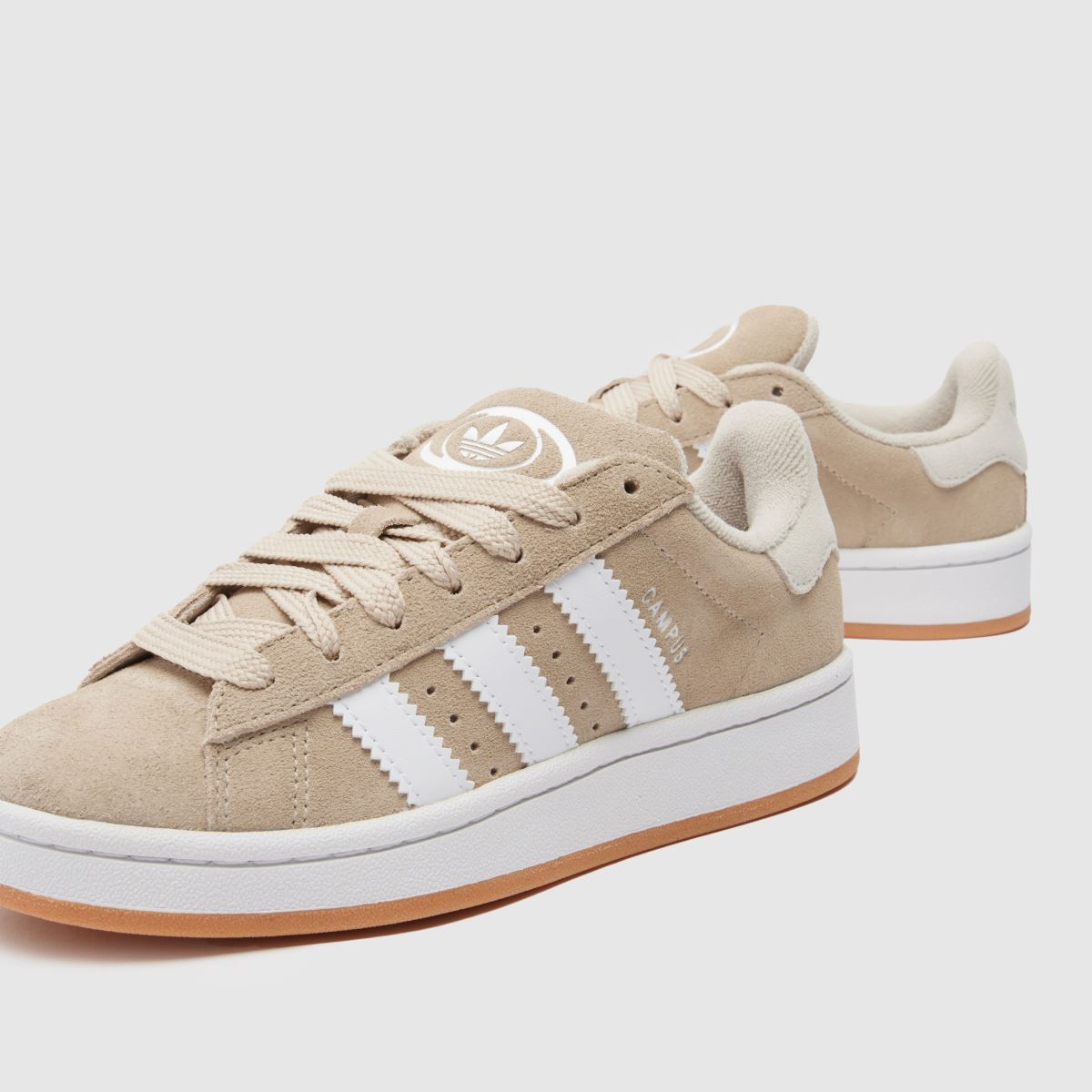 adidas fehér és bézs Campus 00s gyerek edzőcipők