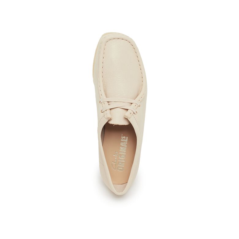 Clarks Wmns Wallabee beige leather