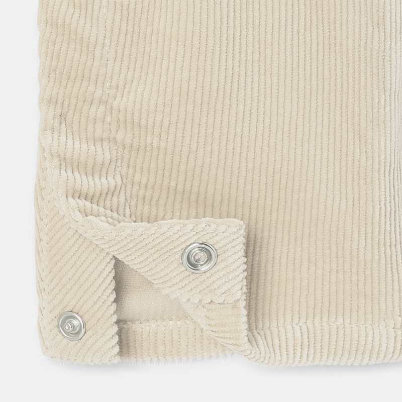 Salopette en velours côtelé beige mixte Absorba