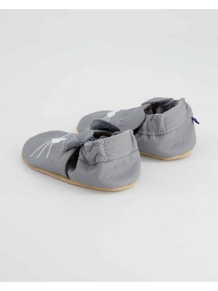 Beck Krabbelschuhe in Grau günstig kaufen