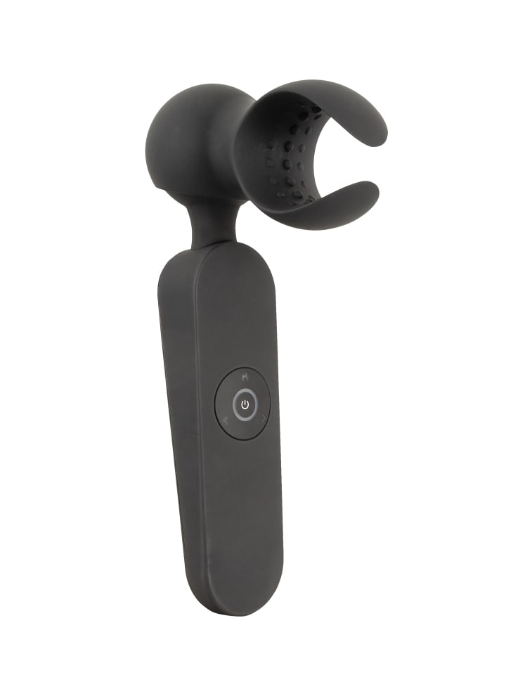 Couples Choice Massagestab wand vibrator with 3 Attachments in schwarz günstig kaufen 21,5 cm