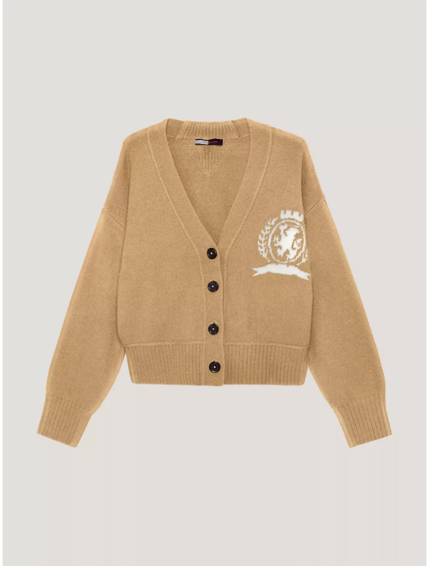 Wool Crest Letterman Cardigan