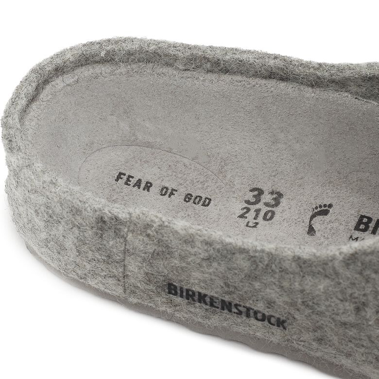 Birkenstock x Fear of God Kids Los Feliz Felt cement melange