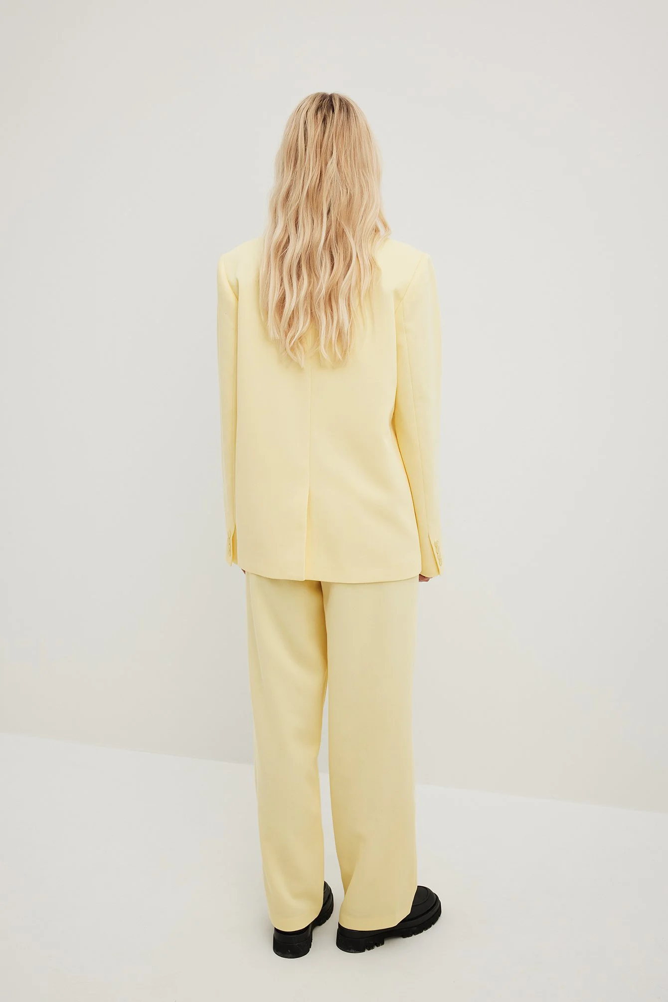 High Waisted Suit Trousers