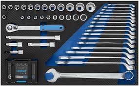 Carro de herramientas Gedore 3411443 TTB 0321 con 6 cajones llenos, 173 piezas 3411443