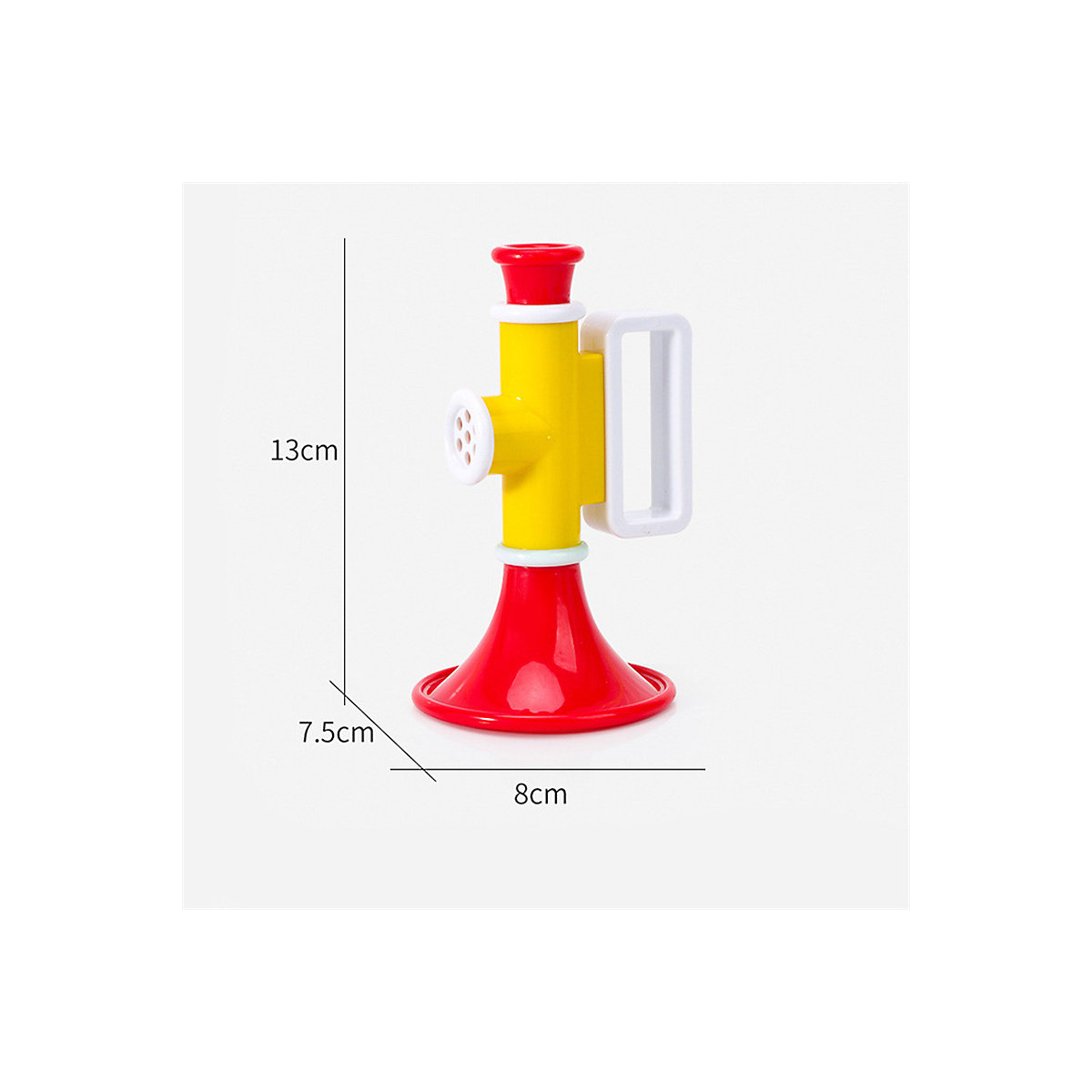 Kinderhorn Musikinstrument Simulation kleines Horn Mini-Horn Kindersimulation Trompete Spielzeug Rhythmusinstrumente