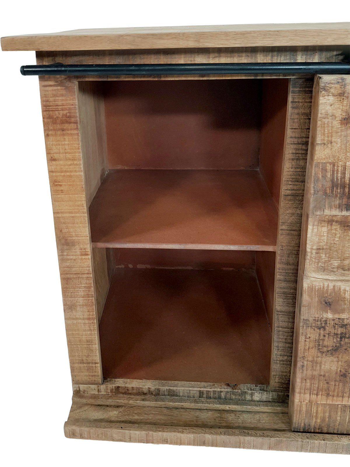 Minara Barschrank Barschrank B 72 H 80 cm Weinregal Wein Schrank Hausbar Weinbar massiv