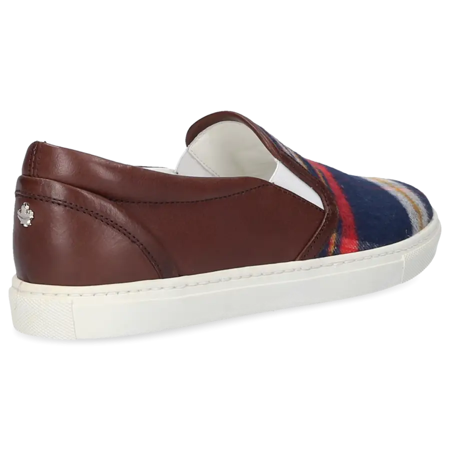 Dsquared2 - Slip Ons Kalbsleder braun bunt - braun