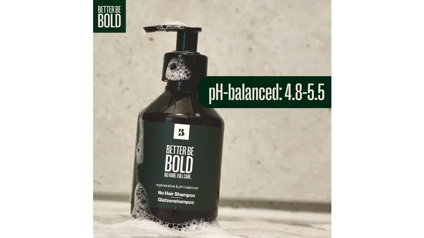 BETTER BE BOLD Pflegendes Glatzenshampoo (0-6mm) 200 ml