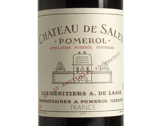 Château de Sales Rouge 2002 Bordeaux Pomerol