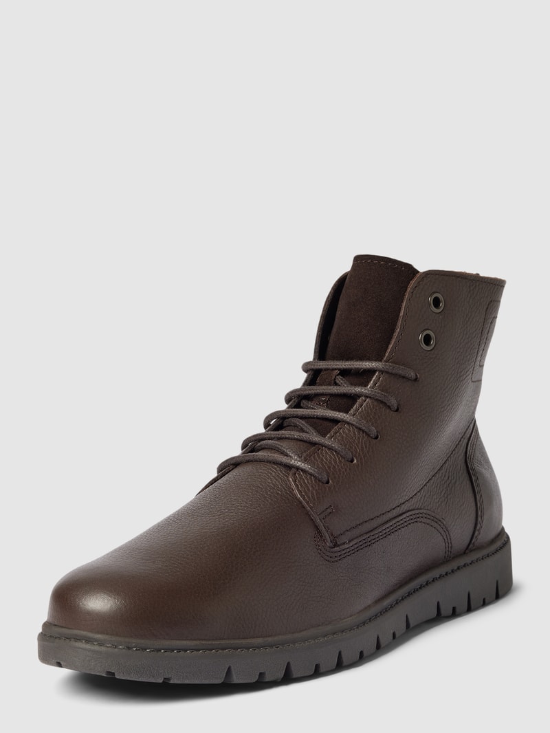 Schnürboots mit Label-Detail Modell 'GHIACCIAIO' in dunkelbraun