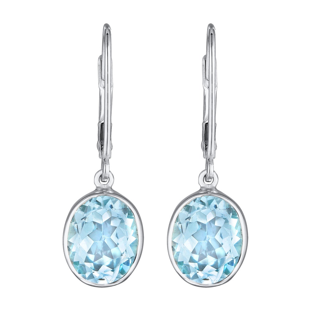 Elli PREMIUM Elli PREMIUM Boucles d'Oreilles Femmes Pendentif d'oreilles solitaire rond avec t Boucles d'oreilles