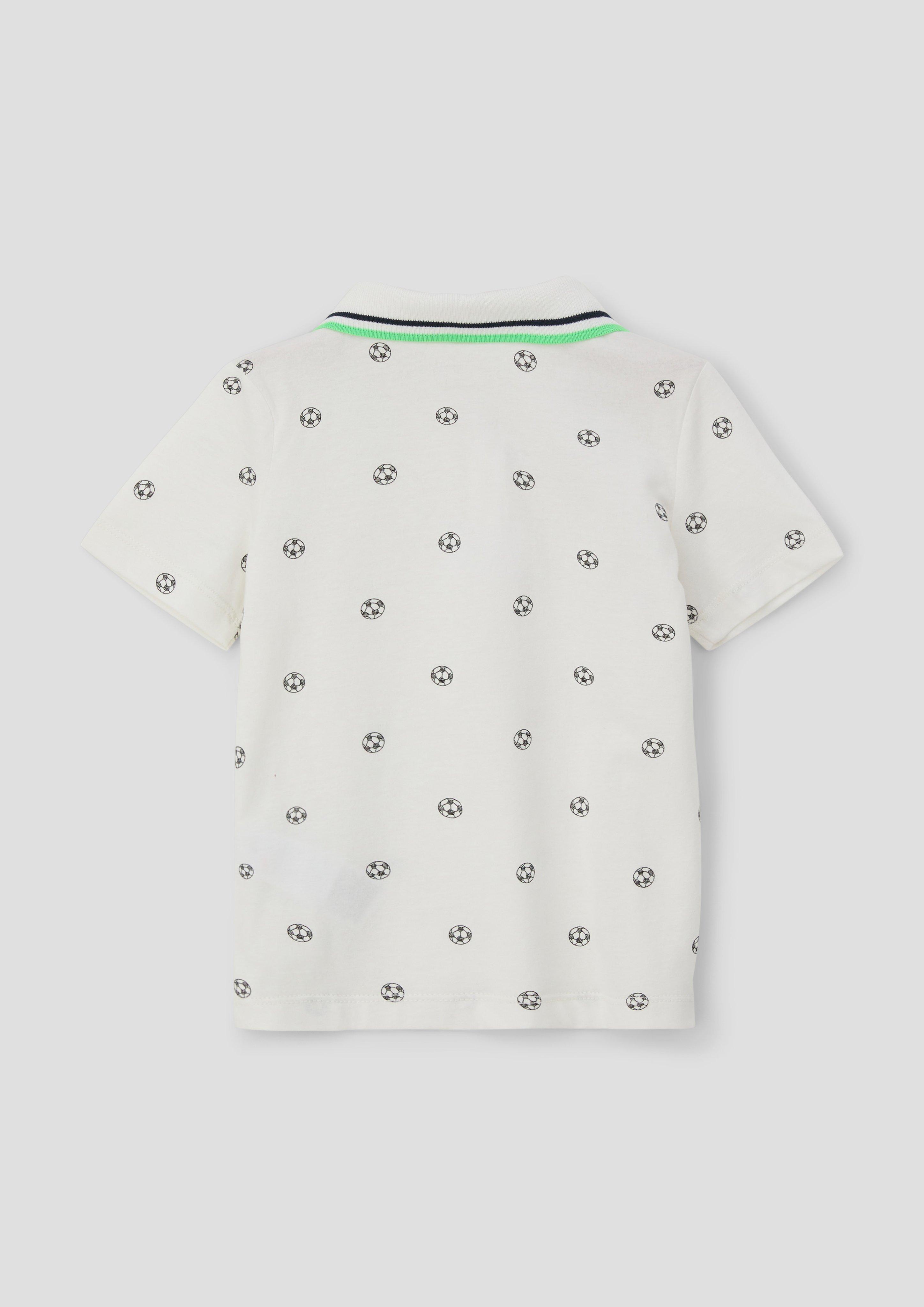 Poloshirt mit All-over-Muster  2143112-02B1