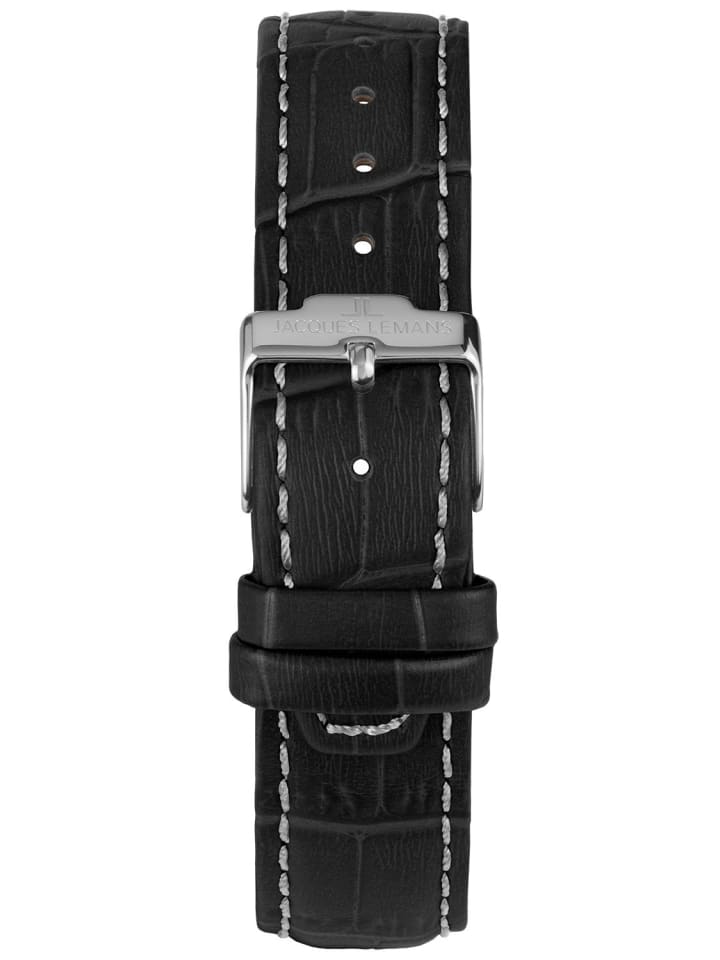 Jacques Lemans Herrenuhr Chronograph Sport Schwarz/Zweifarbig günstig kaufen onesize