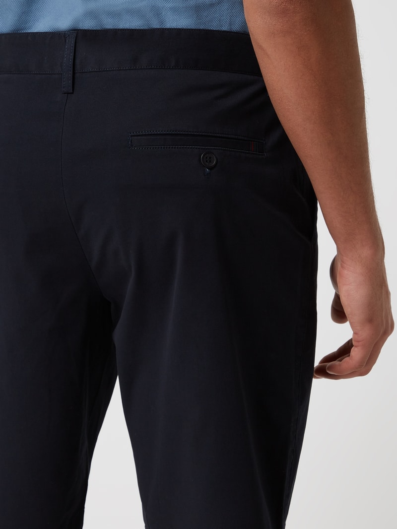 Chino-Shorts mit Stretch-Anteil Modell 'Leroy' in marineblau