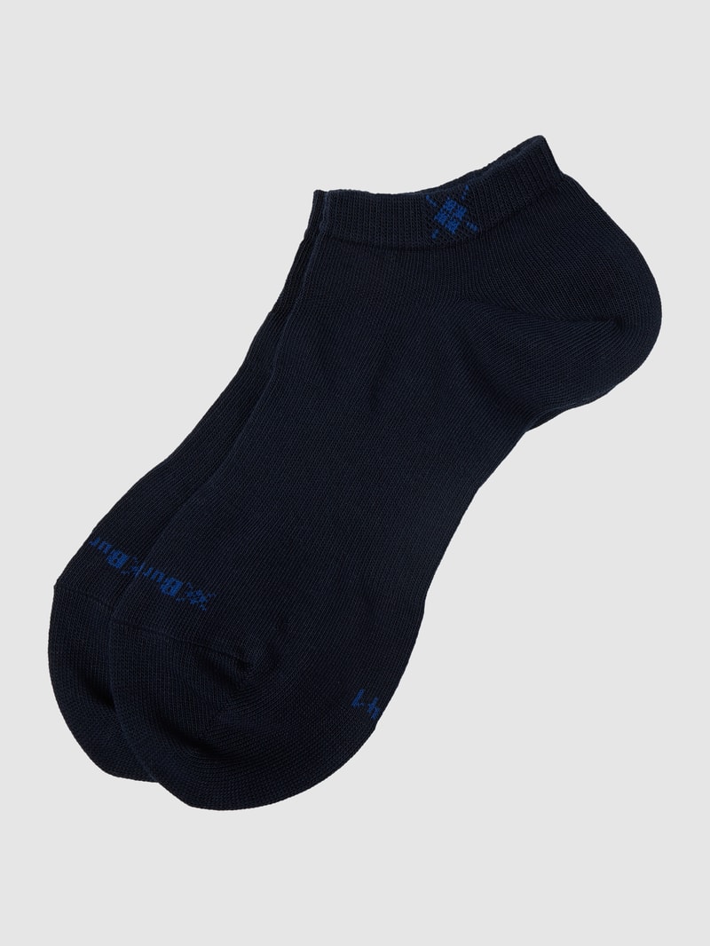 Sneakersocken im 2er-Pack Modell 'Everyday' in marineblau