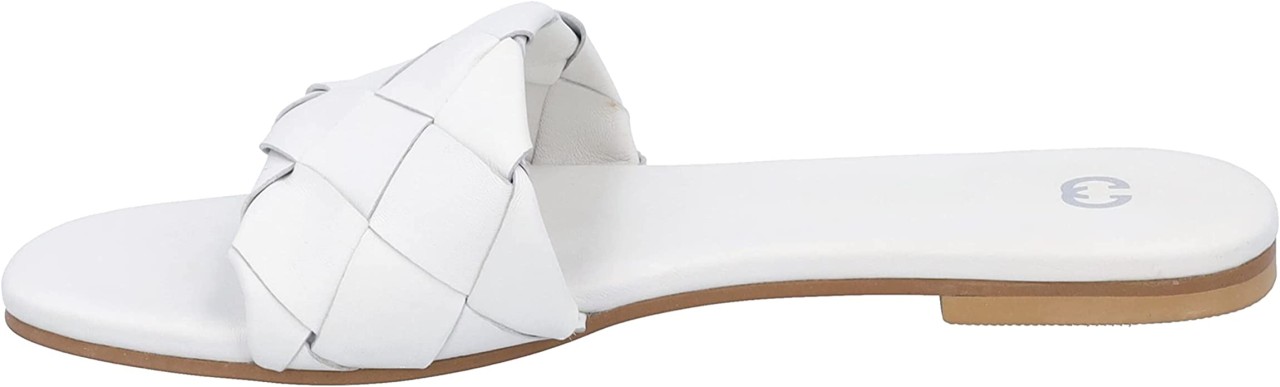 JOSEF SEIBEL Pantoletten weiss Arona02