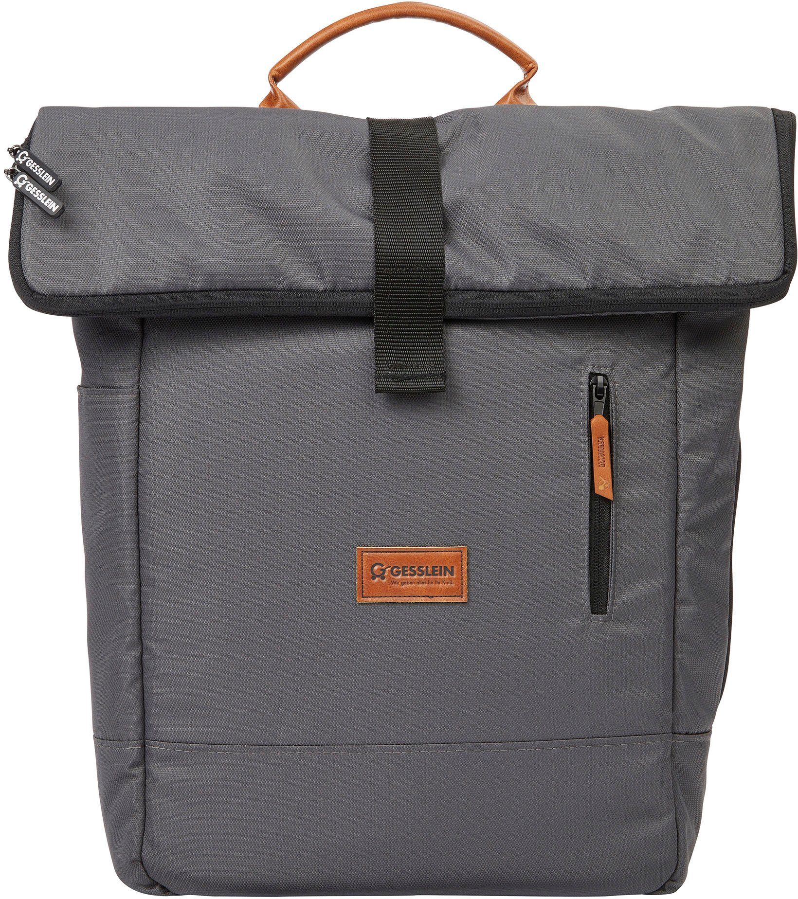 Gesslein Wickelrucksack N°6, schiefergrau, Made in Germany