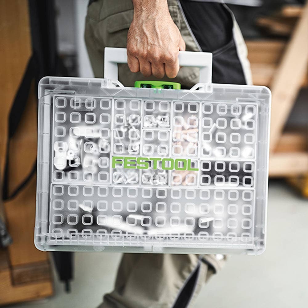 Organizador FESTOOL Systainer 3 com 22 compartimentos, 89 mm x 396 mm - Médio 204853