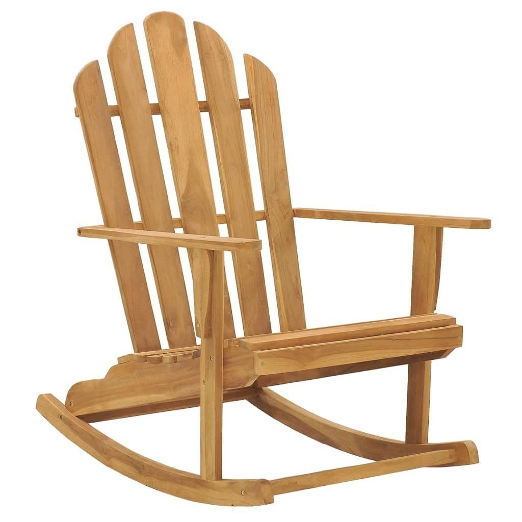 möbelando Schaukelstuhl Westbeach (LxBxH: 100x66x103 cm), aus Teak in natur