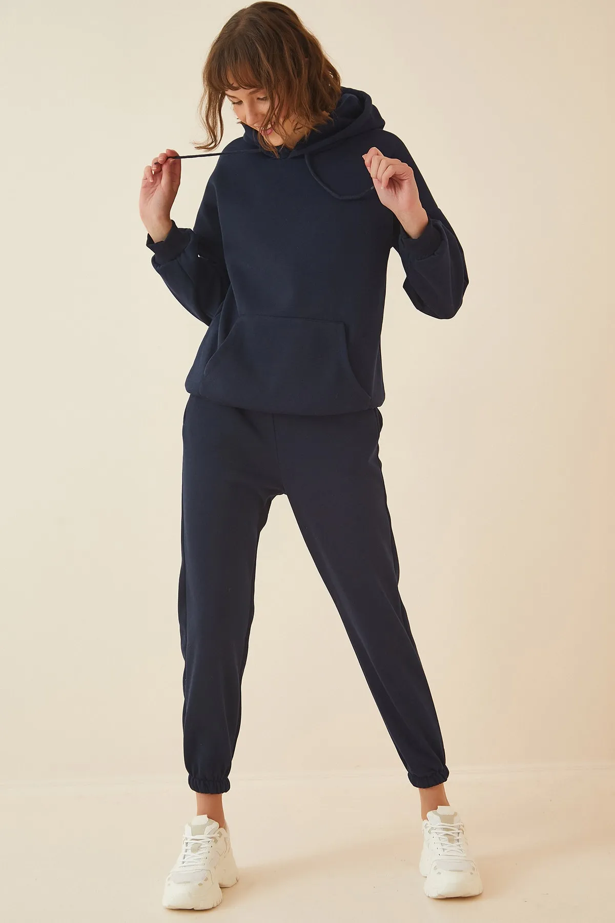 Happiness İstanbul  Trainingsanzug - Dunkelblau - Regular Fit