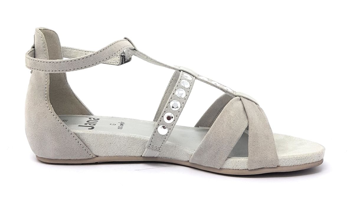 Jana Da.-Sandale 8-8-28108-30/204 Grau light grey
