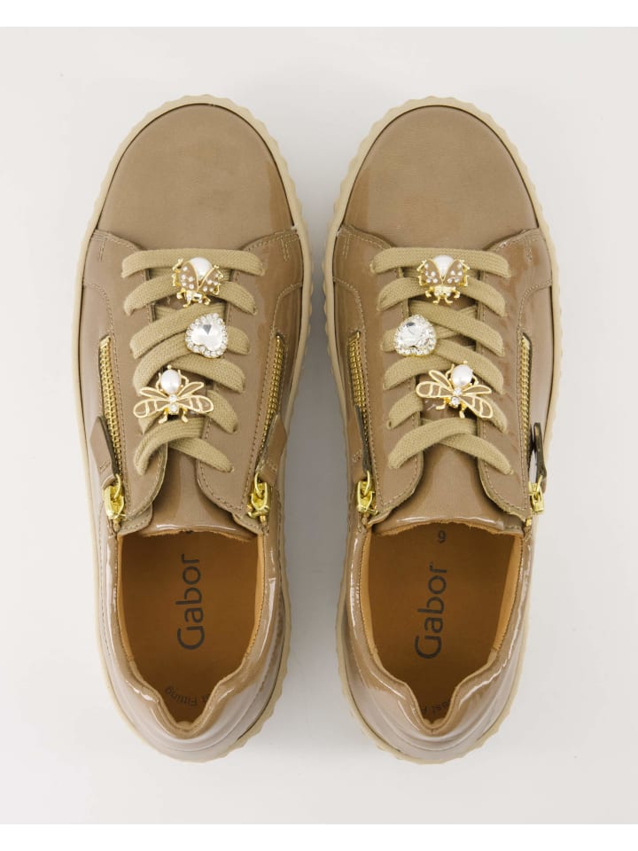 Gabor Klassische Schnürschuhe in Beige günstig kaufen