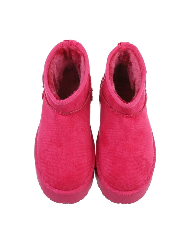 Ital-Design Stiefelette in Pink günstig kaufen
