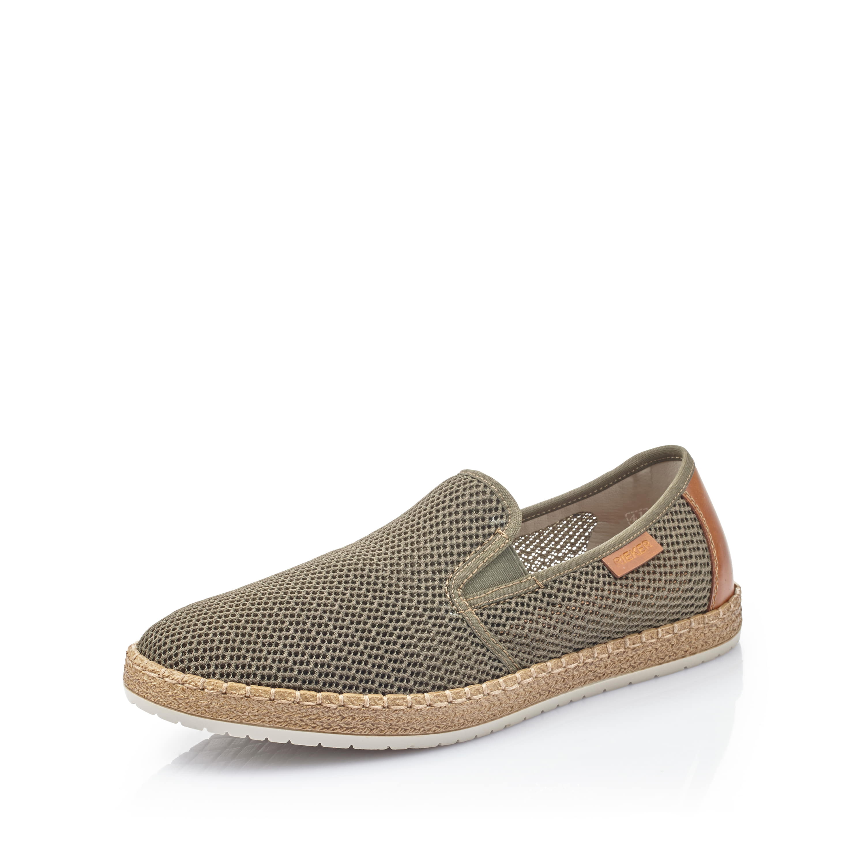 Rieker Herren Slipper olivgrün