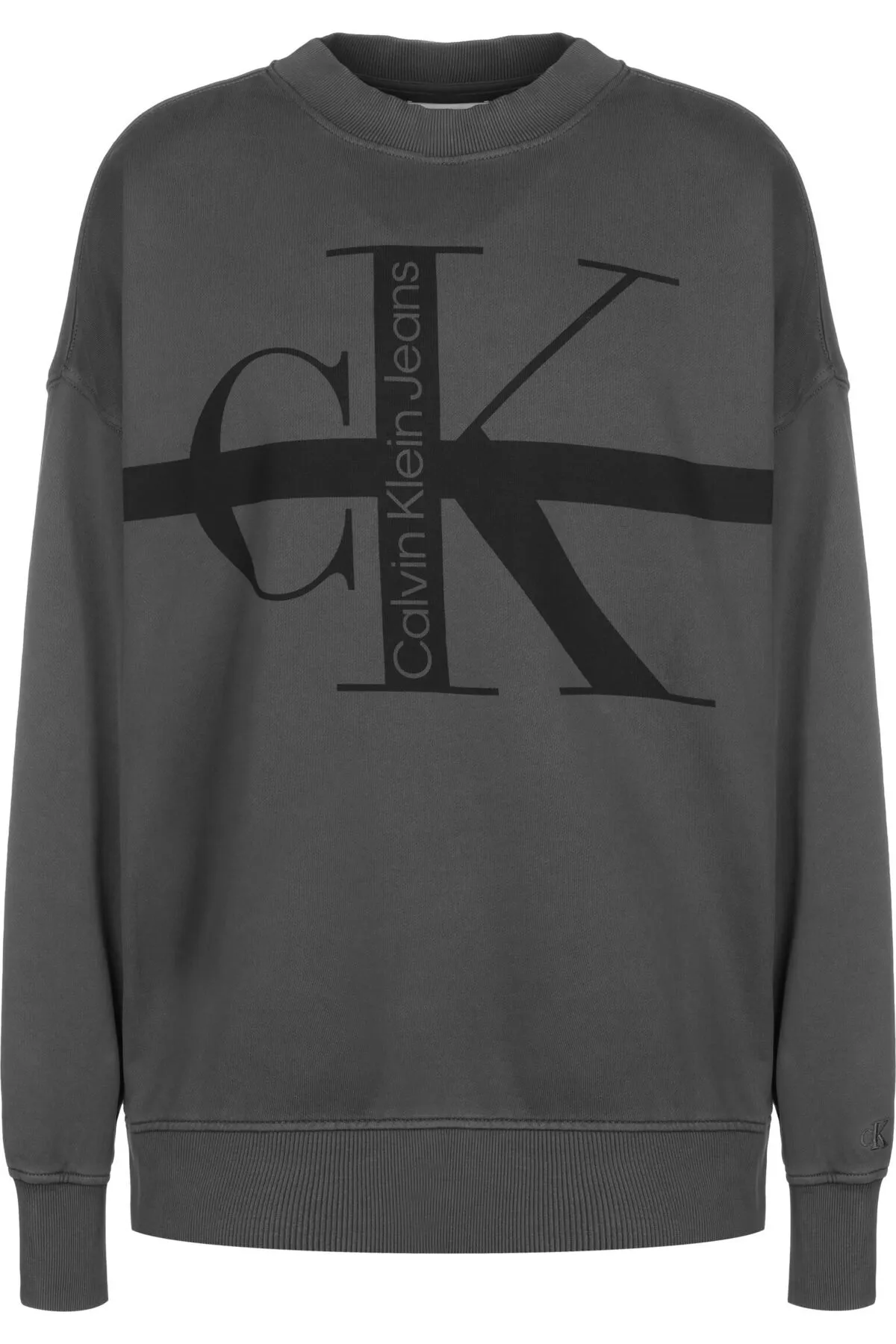 Calvin Klein  Unisex Calvin Klein Jeans Pullover mit gewaschenen Streifen