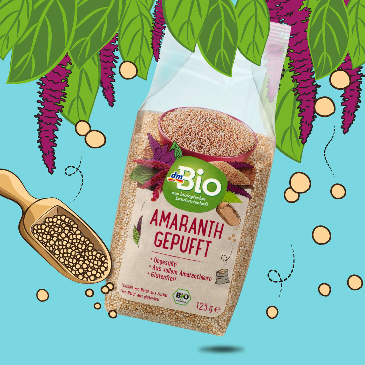 Amaranth, gepufft, 125 g