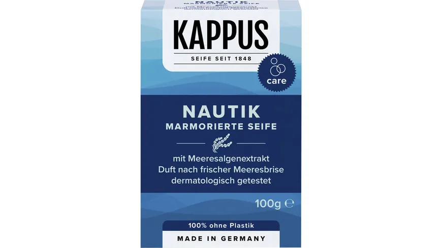 Kappus Stückseife Nautik Marmoriert 100 g