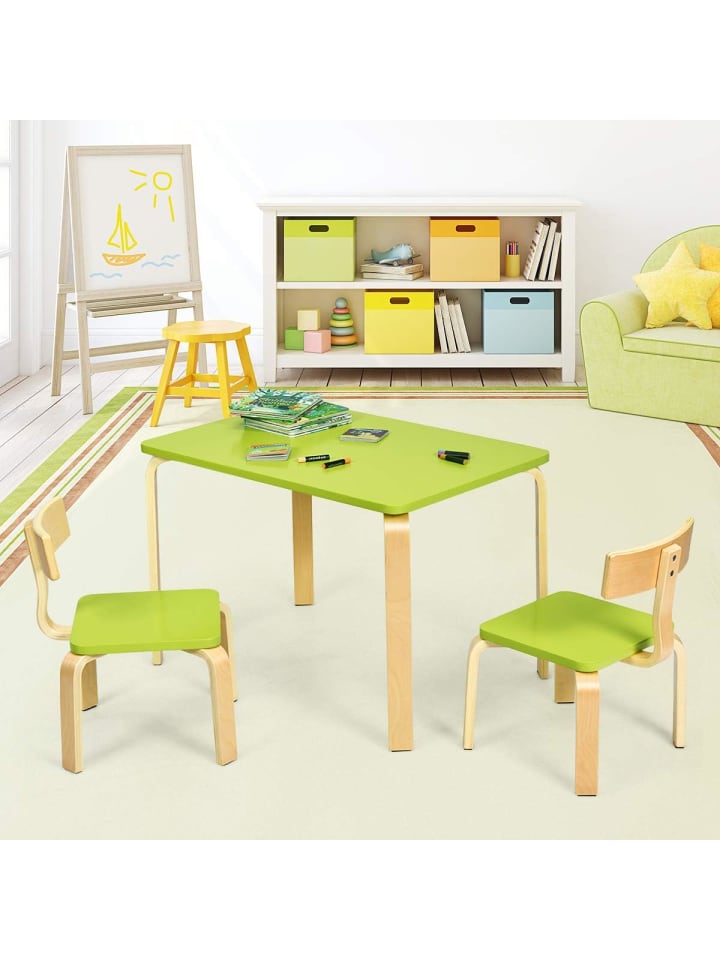 COSTWAY Sitzgruppe 3 tlg. 3-12 Jahren in Grün günstig kaufen onesize