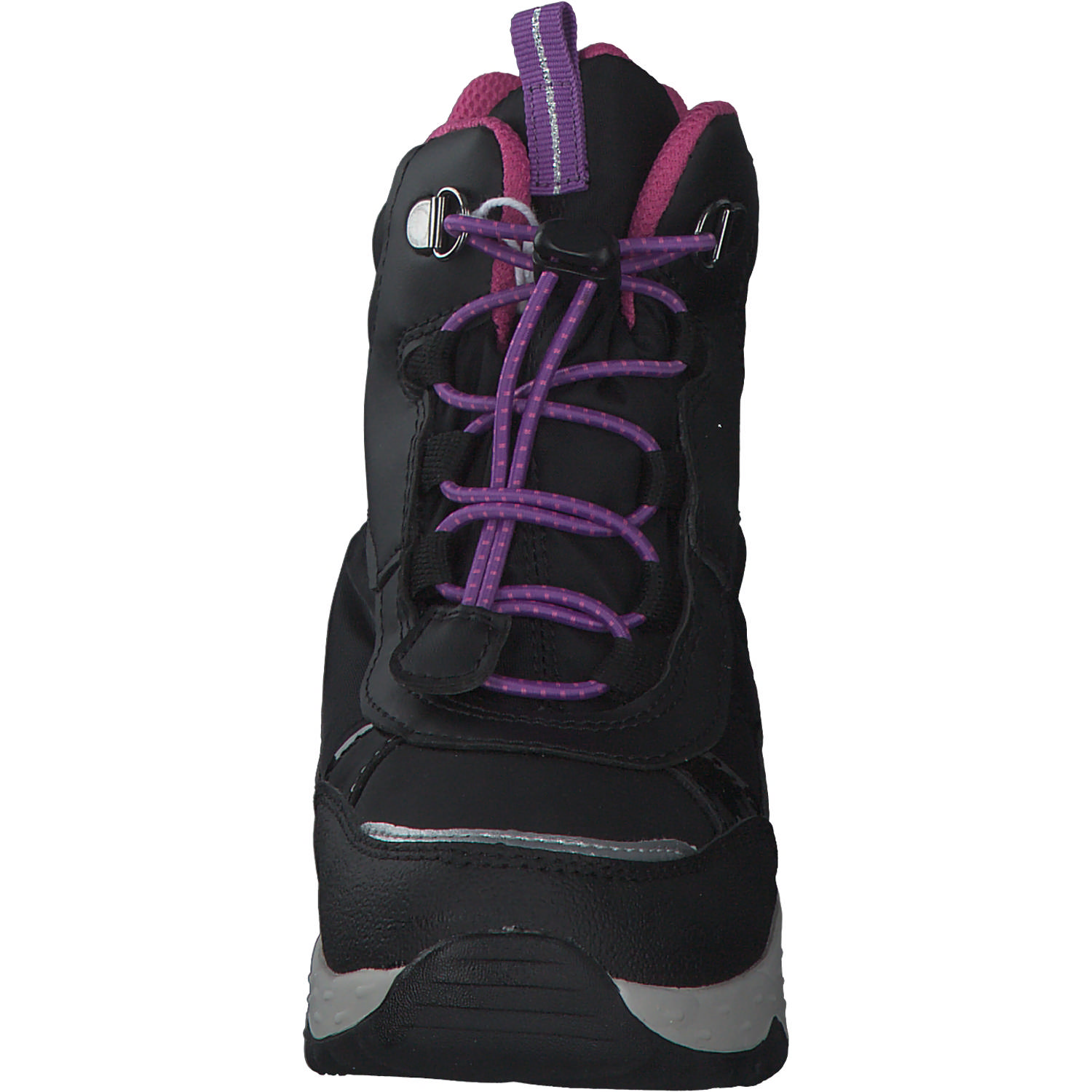 Geox J26FVA, Stiefeletten (Kinder), Kinder, black/fuchsia