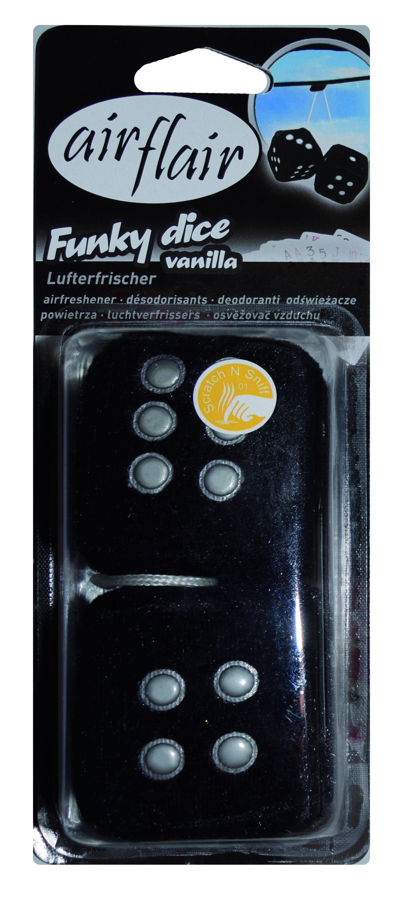 Lufterfrischer "Plüschwürfel" Vanille - ATU